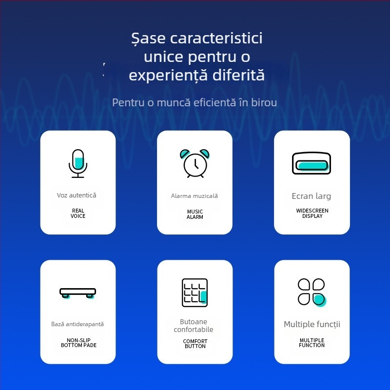 Deli 1512 Calculator aritmetic cu funcție vocală, afișaj de 12 cifre, baterie inclusă
