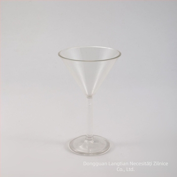 Pahar de martini din plastic, Lang Tian, stil modern și simplu, imprimare de logo disponibilă, personalizare producție, capacitate 301–400 ml, greutate 108 g