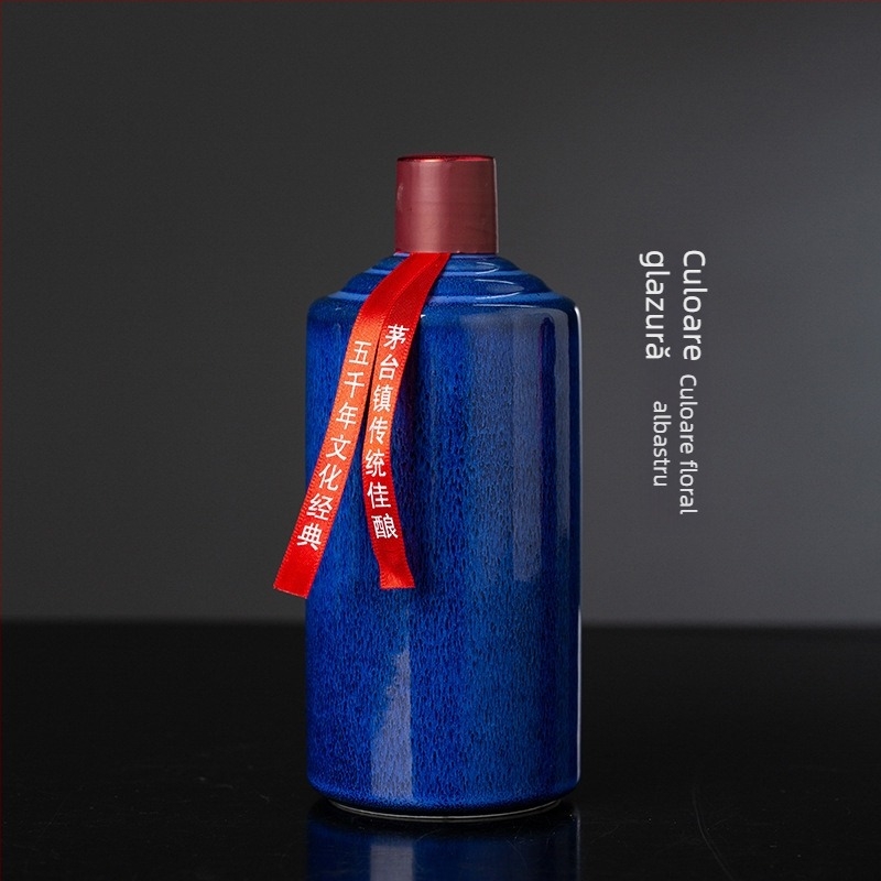 Sticlă ceramică pentru vin Hefengtang, design modern minimalist, siglă imprimată, calitate premium