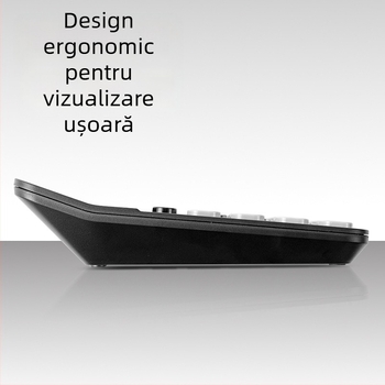 Deli T18 Calculator aritmetic cu 12 cifre, Carcasă din plastic, Baterie inclusă