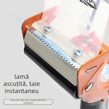Zăvor metalic manual pentru cutii cu tăietor de bandă transparentă; modelele 8052/8062; material fier; lățimea benzii până la 48 mm.