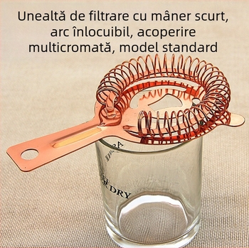 Separator de gheață – mâner scurt, din oțel inoxidabil, personalizabil cu imprimare a logo-ului