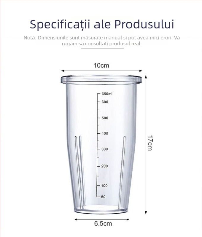 Shaker pentru ceai cu lapte, manual, cu scară de măsurare – set de 3 piese
