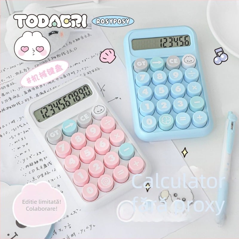 Calculator aritmetic Rs259d, afișaj de 10 cifre, ABS plastic, compatibil cu baterie uscată standard