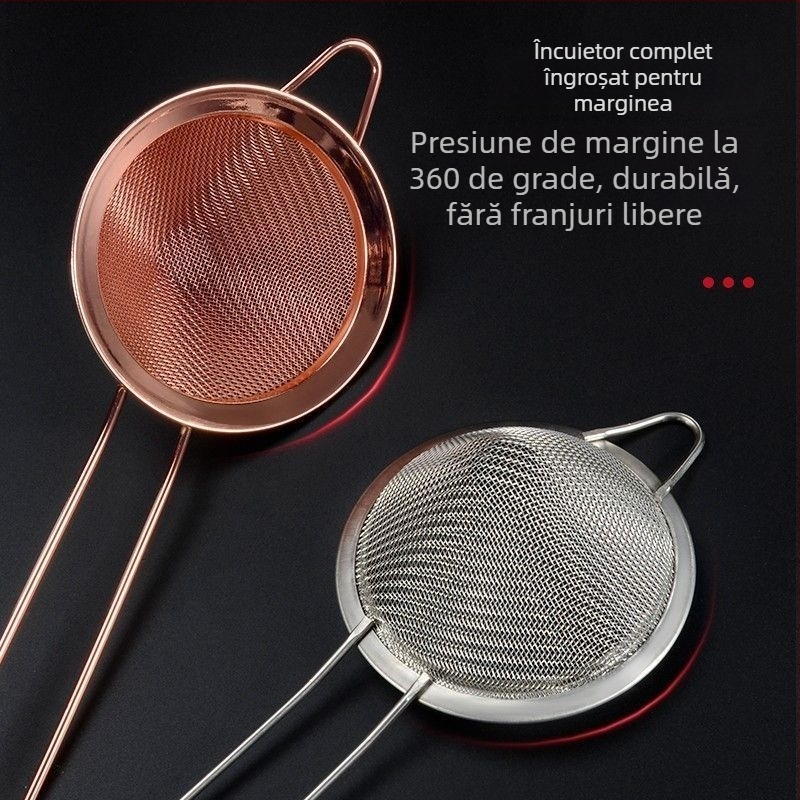 Filtru de bar pentru gheață – filtru conic triunghiular pentru cocktailuri și sucuri, aliaj de fier, origine: China continentală, lansare: 2023