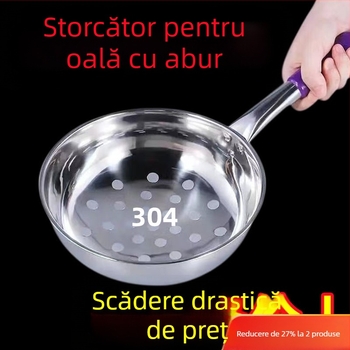 Skimmer din PP pentru supă de creveți făcută manual, cu găuri mari – Lingură de pește, multifuncțională (Material: PP; Import: Nu; Funcție: Altele)