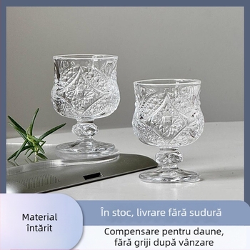 Adingge Mini Pahare cu aripi de fluture pentru băuturi spirtoase, pahare din sticlă gravate, stil retro luxos, capacitate 1–100 ml, ambalaj din carton