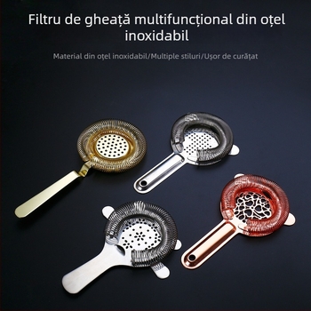 Filtru de gheață pentru cocktailuri – material PP, pentru amestecare în pahare, bar