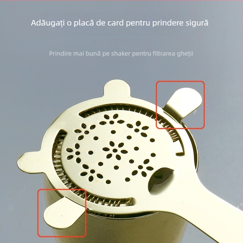 Filtru de gheață pentru cocktailuri – material PP, pentru amestecare în pahare, bar