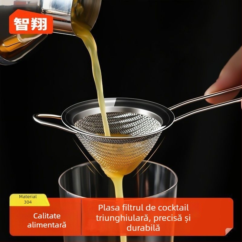 Filtru pentru bar pentru gheață – con cu plasă, PP, marcă Unique, origine Chaozhou, licență Guangdongxk16-204-01508