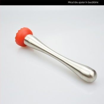 Ciocan de gheață din oțel inoxidabil – instrument pentru bar, stil modern minimalist, 100 g, pachet OPP