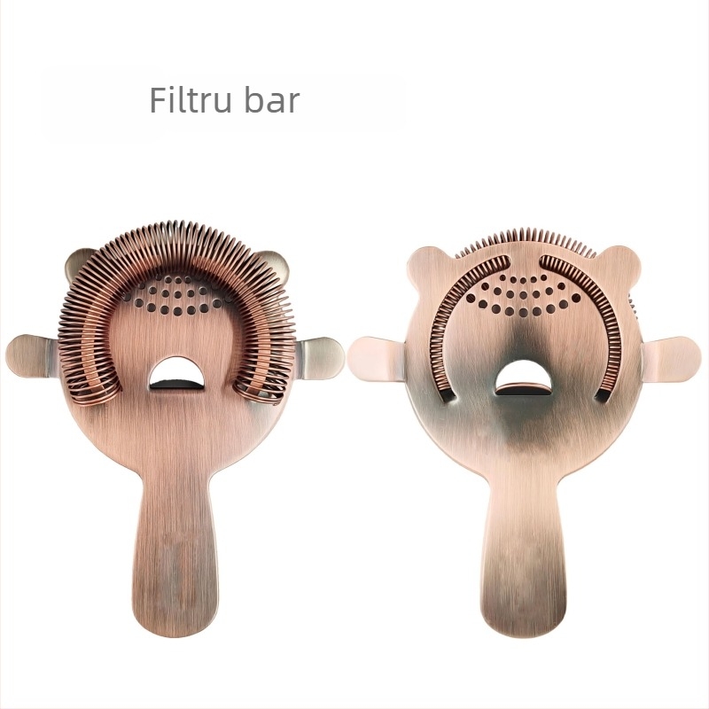Filtru de cocktail din oțel inoxidabil, greutate 110 g, logo personalizabil, lansat în 2017