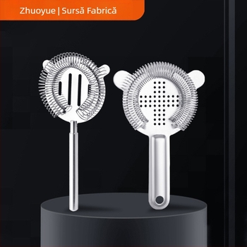 Filtru pentru cocktail din oțel inoxidabil • Stil modern minimalist • Cod produs LBQ101 • Greutate 92 g • Piețe principale: Europa, America de Nord