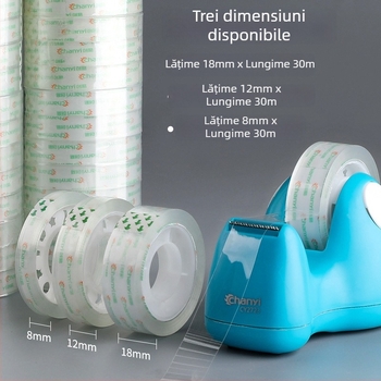 Bandă adezivă transparentă pentru birou Create ease CY1291, pentru birou, grosime obișnuită