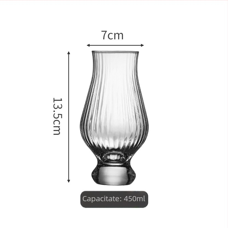 Pahar de degustare whisky – cristal fără plumb, stil lux ușor retro, ambalaj cutie din carton, greutate aproximativă 230 g