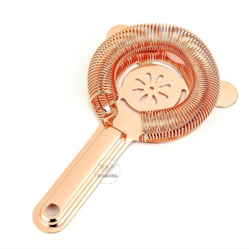 Filtru de gheață pentru bar, oțel inoxidabil 304, design cu floare de prune, două mânere, logo personalizabil