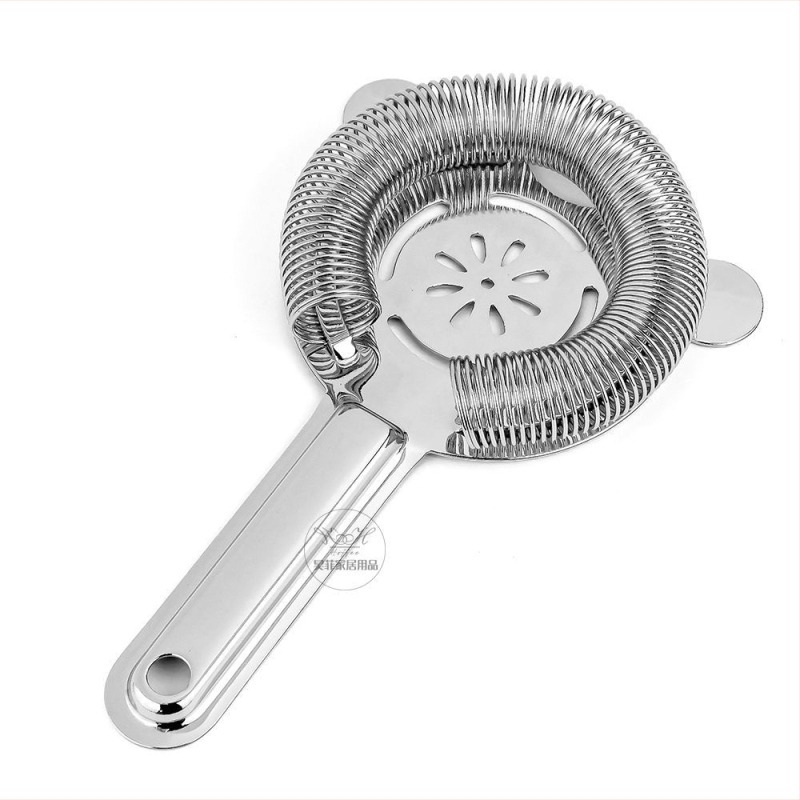 Filtru de gheață pentru bar, oțel inoxidabil 304, design cu floare de prune, două mânere, logo personalizabil