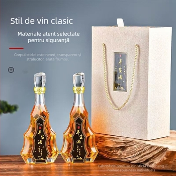 Sticlă din sticlă cristalină, 580 g, brand Independence, stil chinezesc, ambalaj în cutie, lansare iarnă 2023