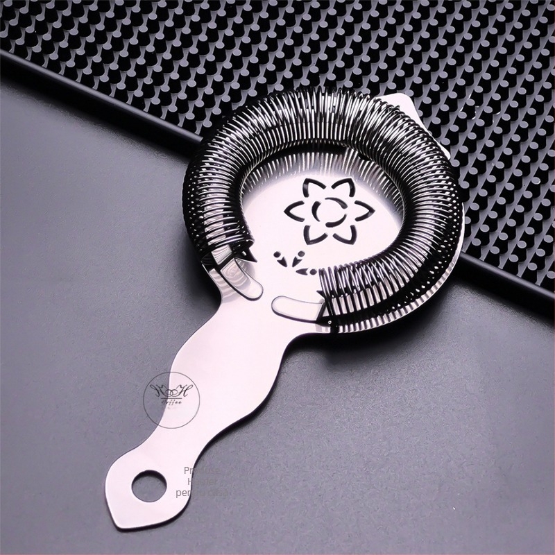 Lingură de filtrare a gheții HOFFEE - oțel inoxidabil, personalizabilă cu siglă, separator de gheață, model 2024