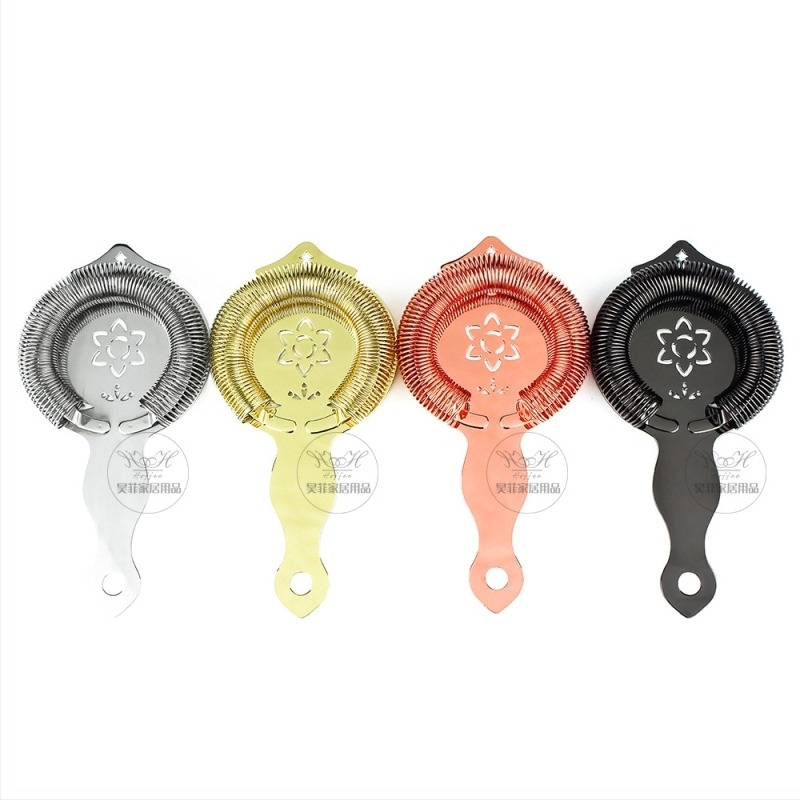 Lingură de filtrare a gheții HOFFEE - oțel inoxidabil, personalizabilă cu siglă, separator de gheață, model 2024