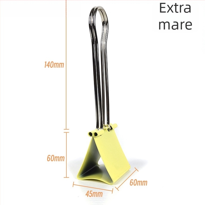 Cleme colorate pentru documente, 60 mm, dimensiune mare