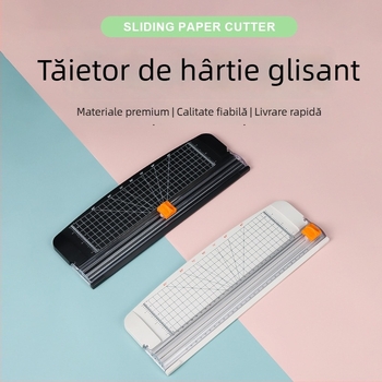 Tăietor de hârtie SF-1255, din plastic, portabil, pentru tăiere