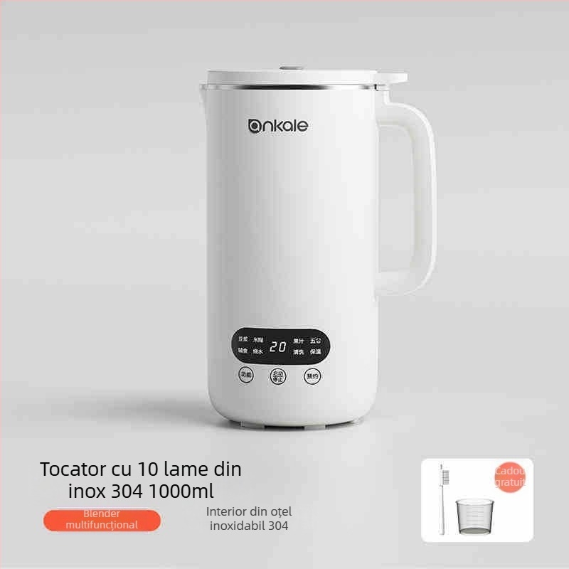 Mașină de lapte de soia pentru 2–3 persoane, 0.65L, 750W, 220V, Curățare automată
