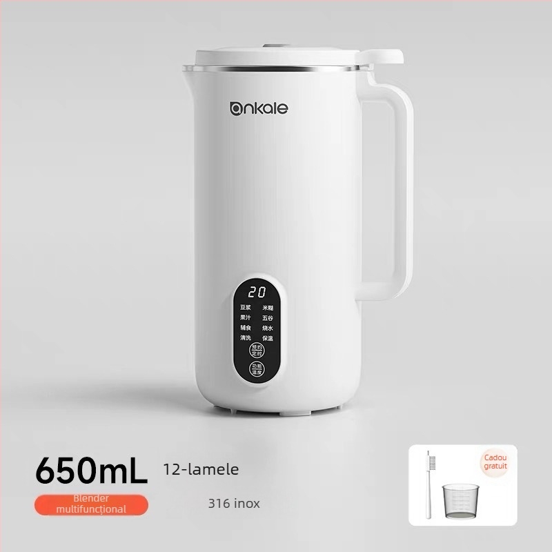Mașină de lapte de soia pentru 2–3 persoane, 0.65L, 750W, 220V, Curățare automată