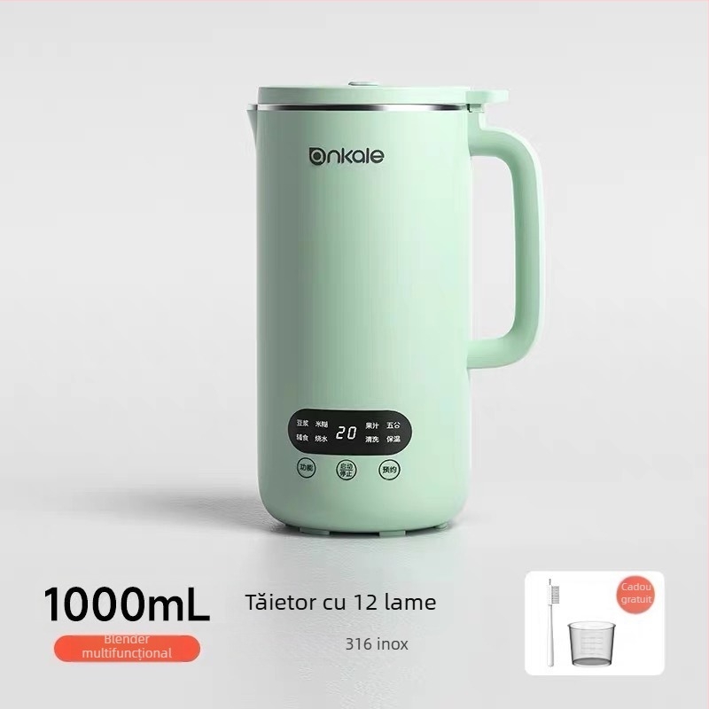 Mașină de lapte de soia pentru 2–3 persoane, 0.65L, 750W, 220V, Curățare automată