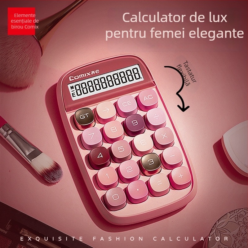 Comix C-2022 Calculator de birou simplu – baterie AA inclusă