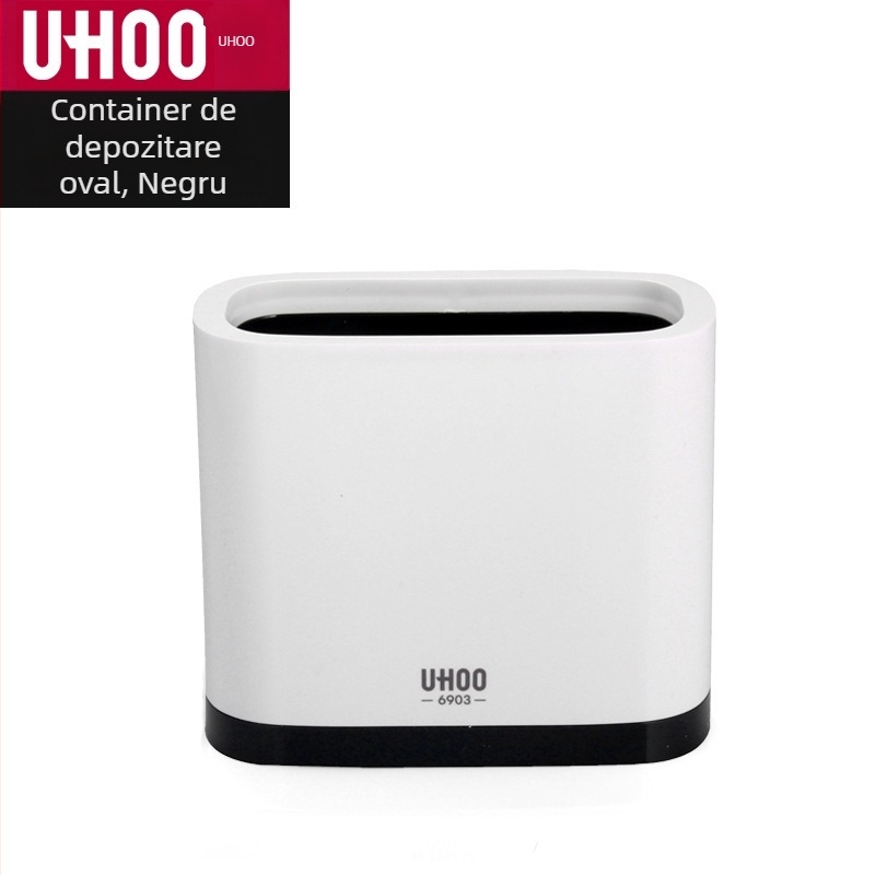 Youhe 6901/6902/6903 Set suport pentru pixuri și organizator de birou, din plastic, formă rotundă, logo imprimat, procesare personalizabilă