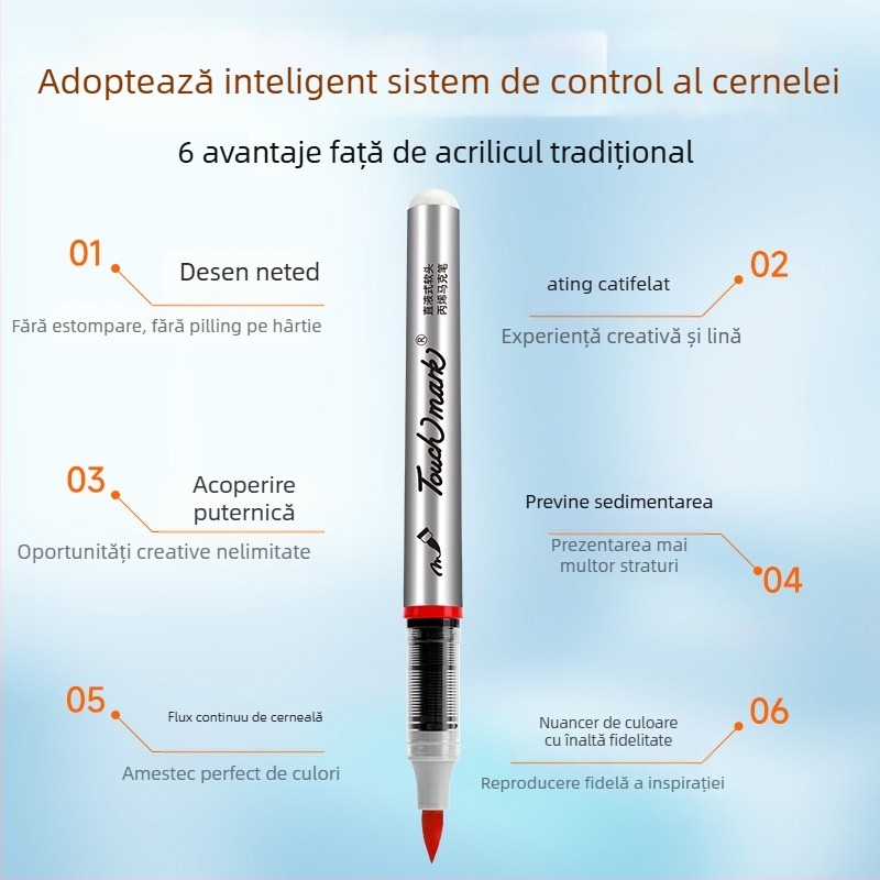 Marker acrilic lichid direct Touchmark în husă pentru pix din Oxford – cerneală 2.4 g