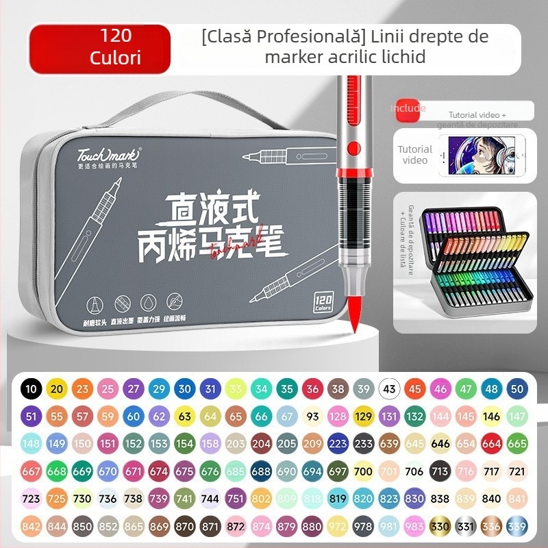 Marker acrilic lichid direct Touchmark în husă pentru pix din Oxford – cerneală 2.4 g