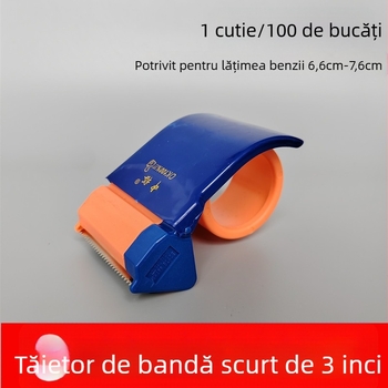Zhongyu 301 Dispenser din plastic pentru bandă de ambalaj cu cutter, Greutate netă 100 g