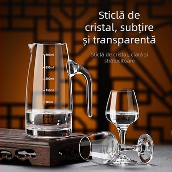 Pahar de cristal pentru băuturi spirtoase, formă de lalea, 50 ml, pentru degustători profesioniști