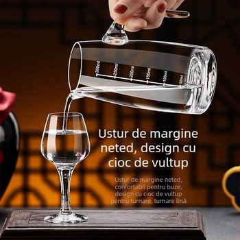 Pahar de cristal pentru băuturi spirtoase, formă de lalea, 50 ml, pentru degustători profesioniști