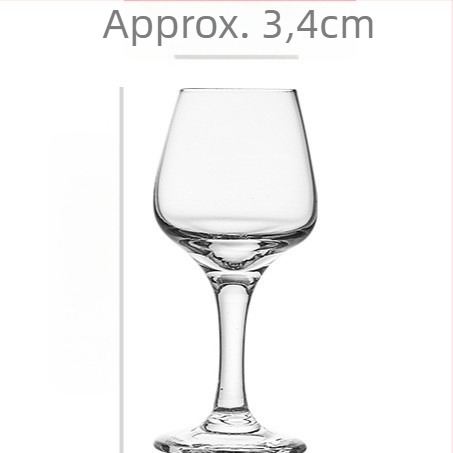 Pahar de cristal pentru băuturi spirtoase, formă de lalea, 50 ml, pentru degustători profesioniști