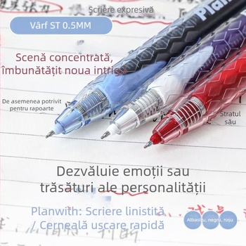 Rosyposy Exam Prep Pen, carcasă din plastic, nu se poate șterge, material vârful: alte materiale