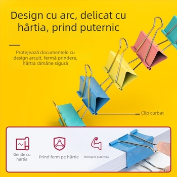 Registru manual din metal, clip pentru bilete, Deli 8555Es