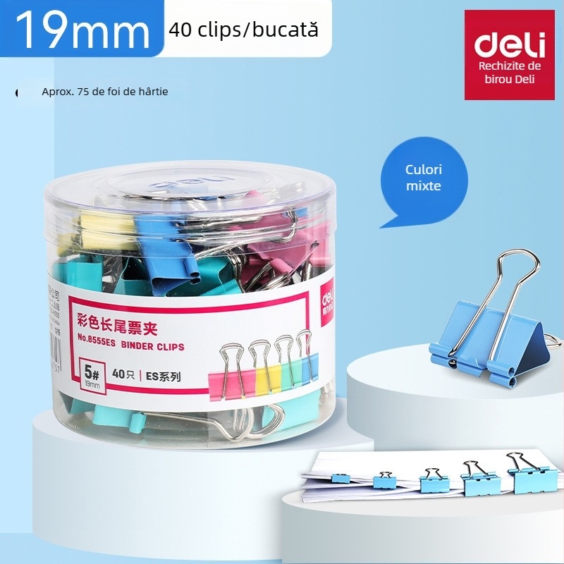 Registru manual din metal, clip pentru bilete, Deli 8555Es