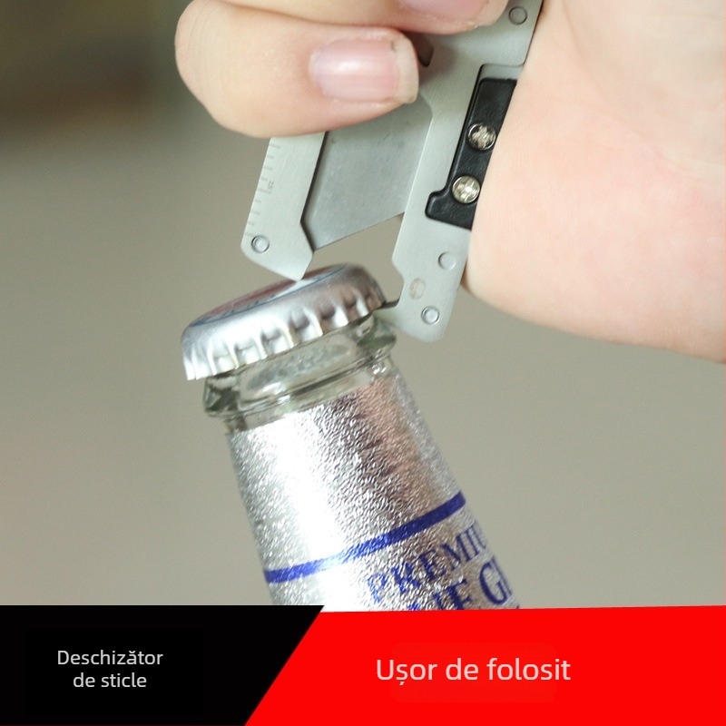 Tăietor de hârtie din oțel inoxidabil, model F308, greutate netă 80 g