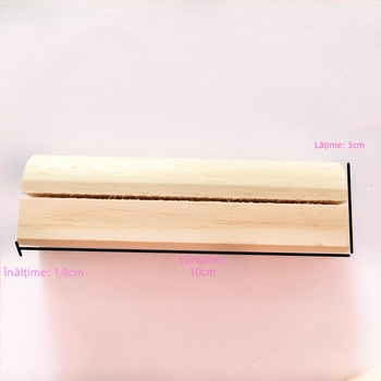 Suport din lemn de mesteacăn pentru carduri și fotografii, notițe, decor de casă, lucrat manual, stil modern minimalist