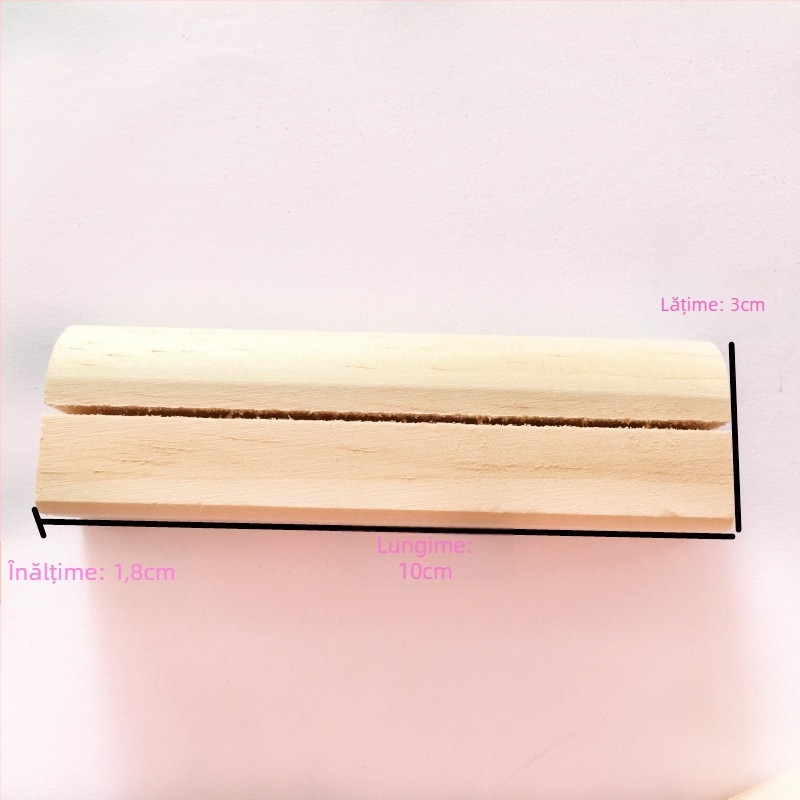 Suport din lemn de mesteacăn pentru carduri și fotografii, notițe, decor de casă, lucrat manual, stil modern minimalist