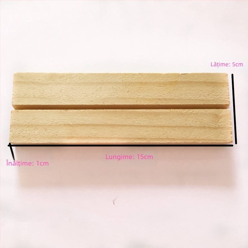 Suport din lemn de mesteacăn pentru carduri și fotografii, notițe, decor de casă, lucrat manual, stil modern minimalist