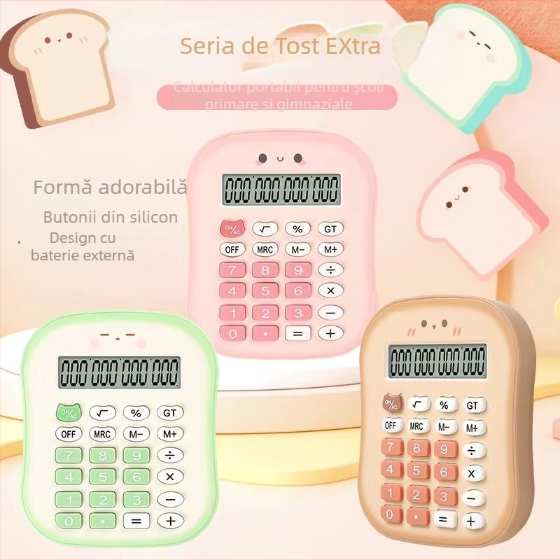 Calculator aritmetic, model 316, carcasă din plastic, afișaj de 8 cifre, greutate 75 g