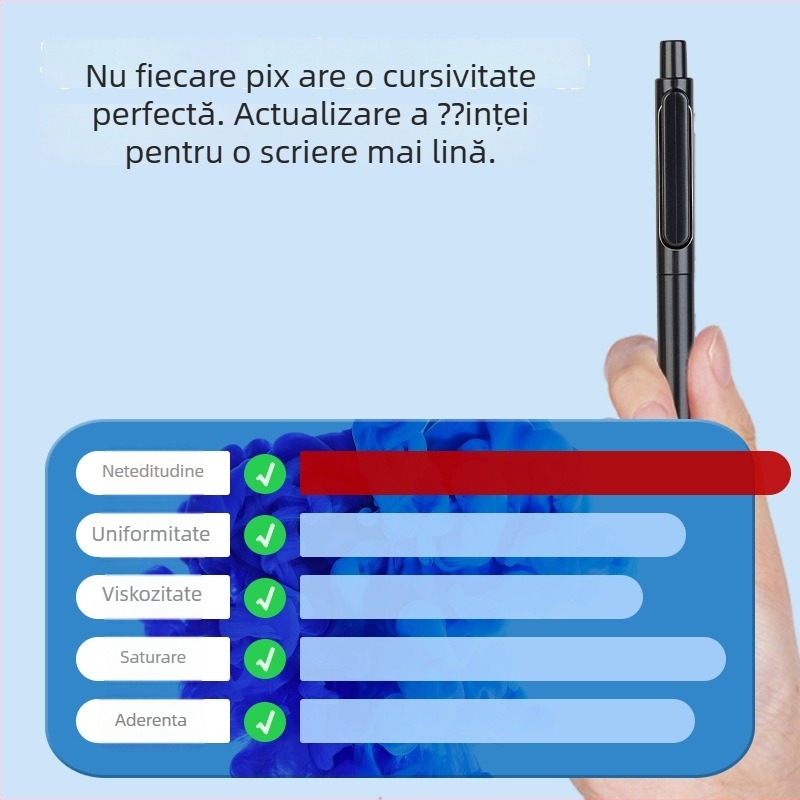 Deli Marvel stilou gel, carcasă metalică, vârf din wolfram