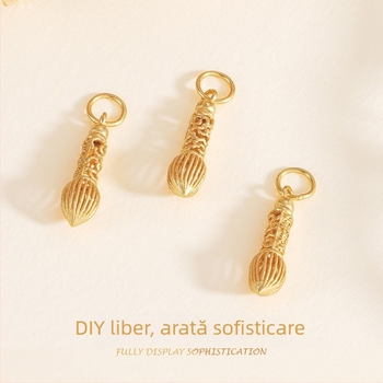 Accesoriu DIY pentru bijuterii, argint 925, placare electrochimică, Silver Love, toamnă 2025, stil nișă personalizat