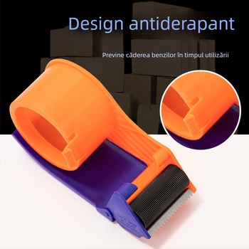 Tăietor manual de bandă pentru sigilarea cutiilor — plastic; Model: 5 cm/6 cm; Lățimea benzii până la 48 mm; Greutate netă 150 g