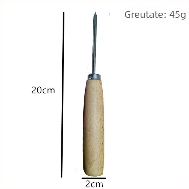 Set de unelte pentru sculptarea gheții pentru barmani, oțel inoxidabil, 193 g, stil minimalist modern, ambalare într-o cutie de hârtie