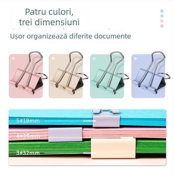 Deli clemă metalică goală pentru dosare